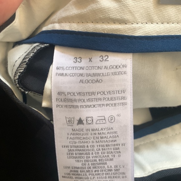 Dockers Black Mens Khaki Pants - 33 x 32 - Picture 6 of 7